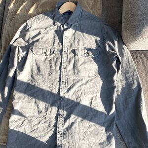 Proper cloth men’s grey button down